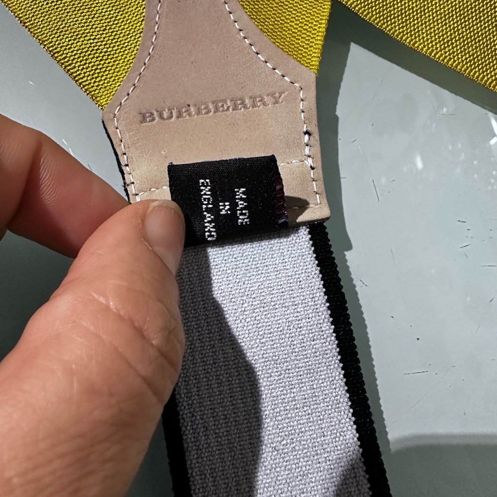 Burberry Suspenders, made in England - Picture 2 of 6